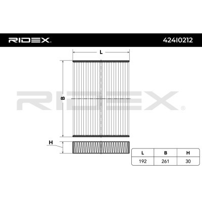 Cabin Air Filter RIDEX 424I0212 424I0212 - photo 2