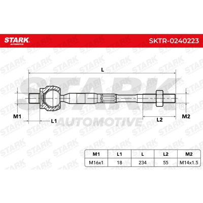 Tie Rod Assembly Stark SKTR-0240223 SKTR-0240223 - photo 8