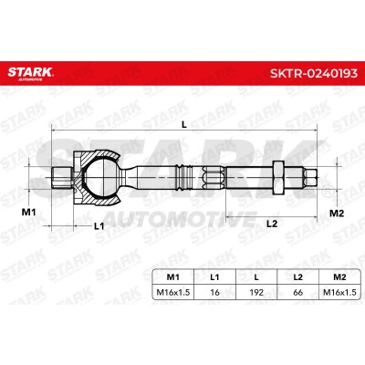 Tie Rod Assembly Stark SKTR-0240193 SKTR-0240193 - photo 5