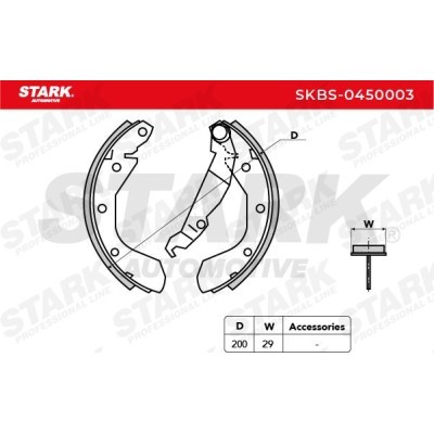 Brake Pads Set Stark SKBS-0450003 SKBS-0450003 - photo 3