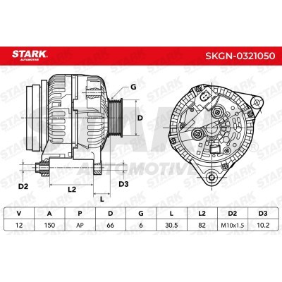 Alternator Stark SKGN-0321050 SKGN-0321050 - photo 5