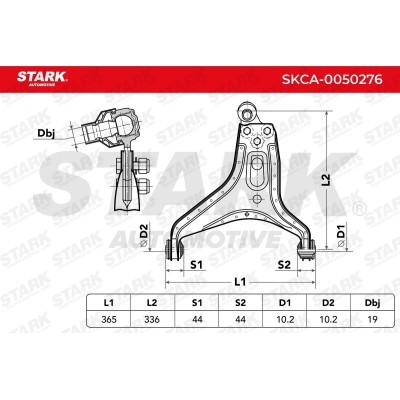 Control Arm Stark SKCA-0050276 SKCA-0050276 - photo 4