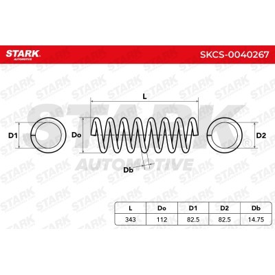 Suspension Spring Stark SKCS-0040267 SKCS-0040267 - photo 6