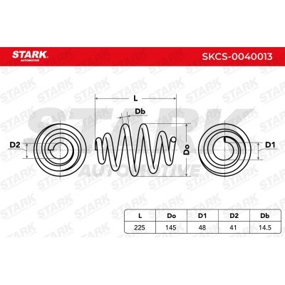 Suspension Spring Stark SKCS-0040013 SKCS-0040013 - photo 6