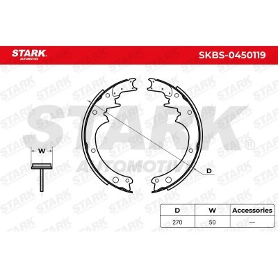 Brake Pads Set Stark SKBS-0450119 SKBS-0450119 - photo 6