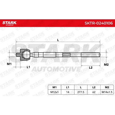 Tie Rod Assembly Stark SKTR-0240106 SKTR-0240106 - photo 4