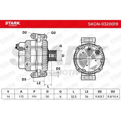 Alternator Stark SKGN-0320019 SKGN-0320019 - photo 8