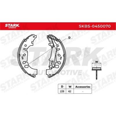 Brake Pads Set Stark SKBS-0450070 SKBS-0450070 - photo 5