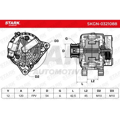 Alternator Stark SKGN-0321088 SKGN-0321088 - photo 7