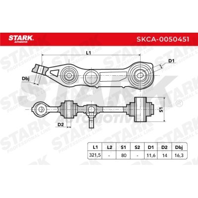 Control Arm Stark SKCA-0050451 SKCA-0050451 - photo 4