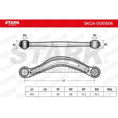 Control Arm Stark SKCA-0051506 SKCA-0051506 - photo 5