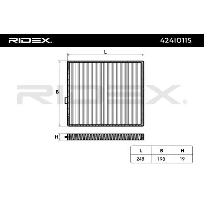 Cabin Air Filter RIDEX 424I0115 424I0115 - photo 4