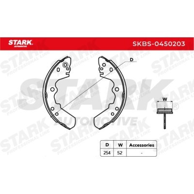 Brake Pads Set Stark SKBS-0450203 SKBS-0450203 - photo 5
