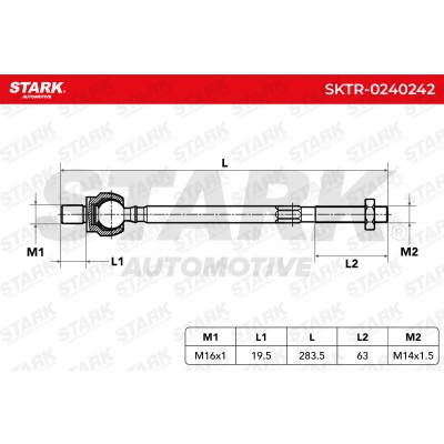 Tie Rod Assembly Stark SKTR-0240242 SKTR-0240242 - photo 6