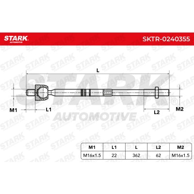 Tie Rod Assembly Stark SKTR-0240355 SKTR-0240355 - photo 6