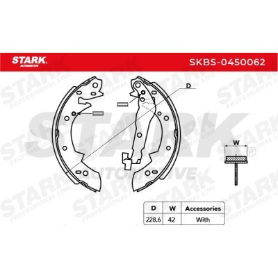 Brake Pads Set Stark SKBS-0450062 SKBS-0450062 - photo 4