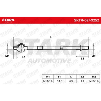 Tie Rod Assembly Stark SKTR-0240252 SKTR-0240252 - photo 5