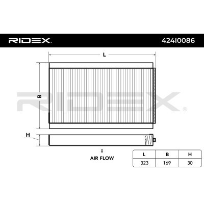 Cabin Air Filter RIDEX 424I0086 424I0086 - photo 4