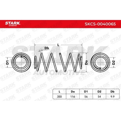 Suspension Spring Stark SKCS-0040065 SKCS-0040065 - photo 6