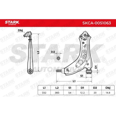 Control Arm Stark SKCA-0051063 SKCA-0051063 - photo 5