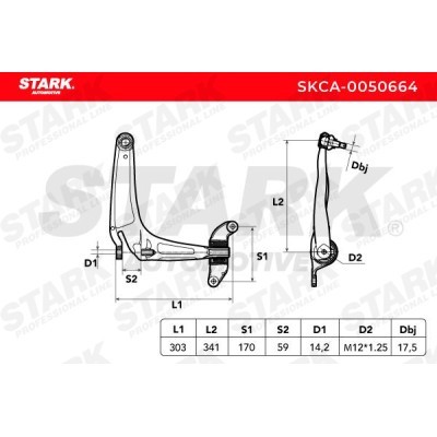 Control Arm Stark SKCA-0050664 SKCA-0050664 - photo 5
