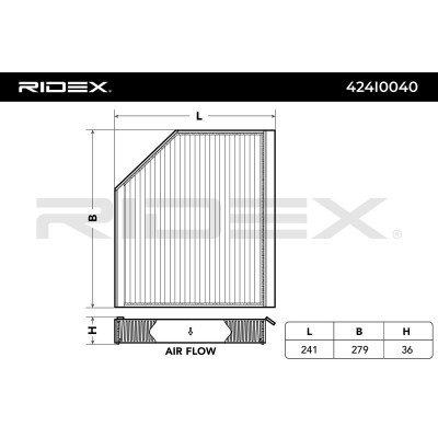 Cabin Air Filter RIDEX 424I0040 424I0040 - photo 6