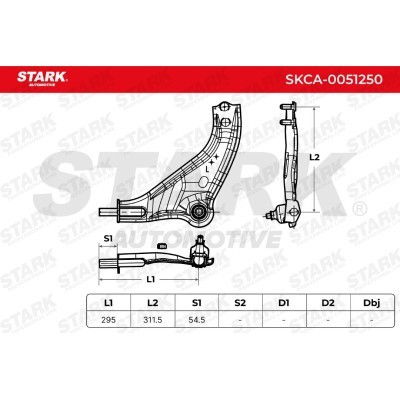 Control Arm Stark SKCA-0051250 SKCA-0051250 - photo 8