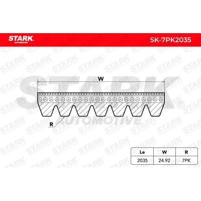V-Belt Stark SK-7PK2035 SK-7PK2035 - photo 4