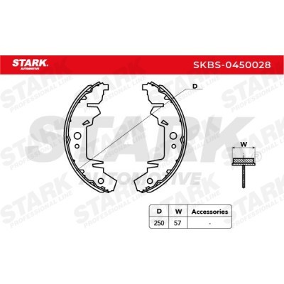 Brake Pads Set Stark SKBS-0450028 SKBS-0450028 - photo 4