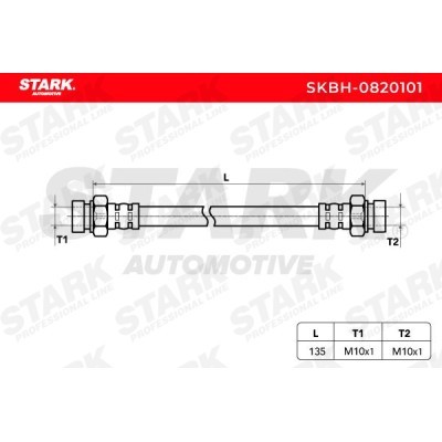 Brake Hose Stark SKBH-0820101 SKBH-0820101 - photo 3