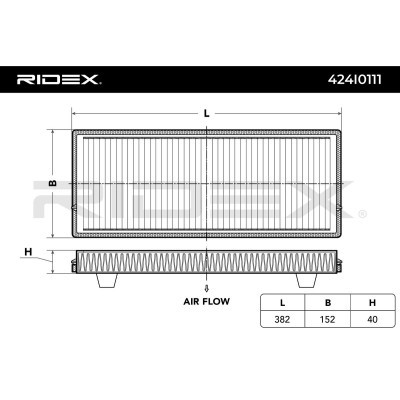 Cabin Air Filter RIDEX 424I0111 424I0111 - photo 4
