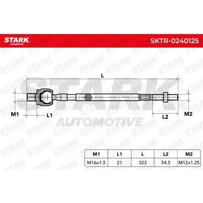 Tie Rod Assembly Stark SKTR-0240125 SKTR-0240125 - photo 8
