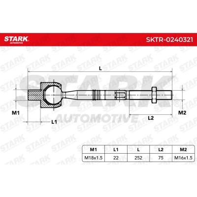 Tie Rod Assembly Stark SKTR-0240321 SKTR-0240321 - photo 6