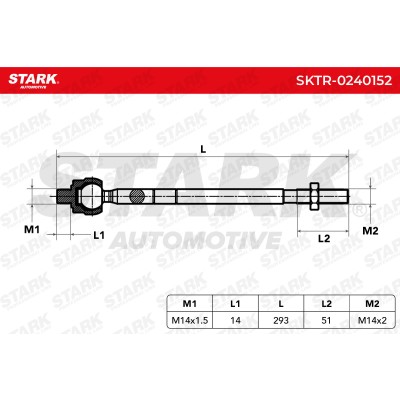 Tie Rod Assembly Stark SKTR-0240152 SKTR-0240152 - photo 6