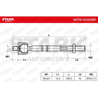 Tie Rod Assembly Stark SKTR-0240181 SKTR-0240181 - photo 5