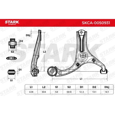 Control Arm Stark SKCA-0050931 SKCA-0050931 - photo 7