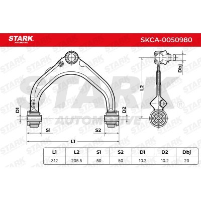 Control Arm Stark SKCA-0050980 SKCA-0050980 - photo 10