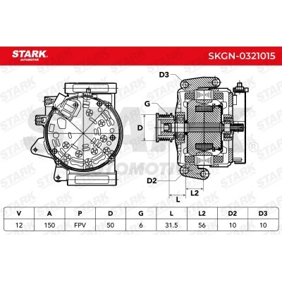 Alternator Stark SKGN-0321015 SKGN-0321015 - photo 7