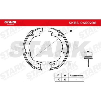 Brake Pads Set Stark SKBS-0450298 SKBS-0450298 - photo 5