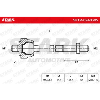 Tie Rod Assembly Stark SKTR-0240305 SKTR-0240305 - photo 7