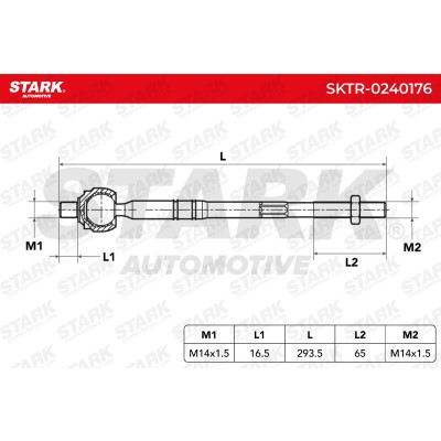 Tie Rod Assembly Stark SKTR-0240176 SKTR-0240176 - photo 7