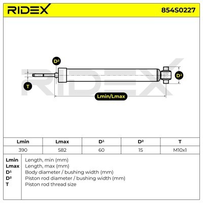 Shock Absorber RIDEX 854S0227 854S0227 - photo 6