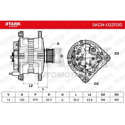 Alternator Stark SKGN-0321130 SKGN-0321130 - photo 5