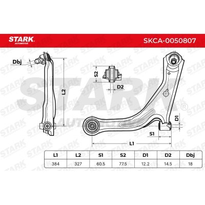 Control Arm Stark SKCA-0050807 SKCA-0050807 - photo 6