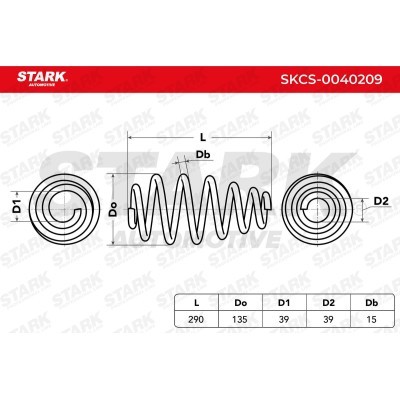 Suspension Spring Stark SKCS-0040209 SKCS-0040209 - photo 6