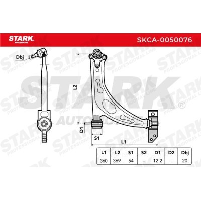 Control Arm Stark SKCA-0050076 SKCA-0050076 - photo 4