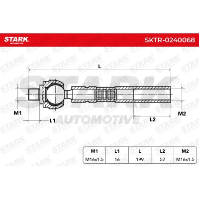 Tie Rod Assembly Stark SKTR-0240068 SKTR-0240068 - photo 6