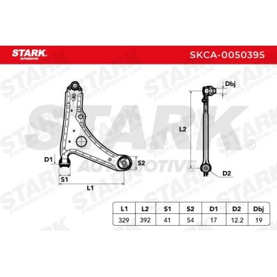 Control Arm Stark SKCA-0050395 SKCA-0050395 - photo 6