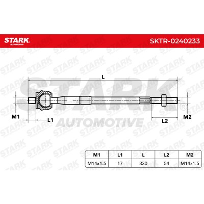 Tie Rod Assembly Stark SKTR-0240233 SKTR-0240233 - photo 6