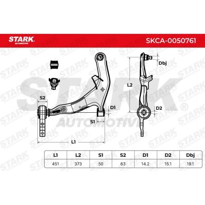 Control Arm Stark SKCA-0050761 SKCA-0050761 - photo 5